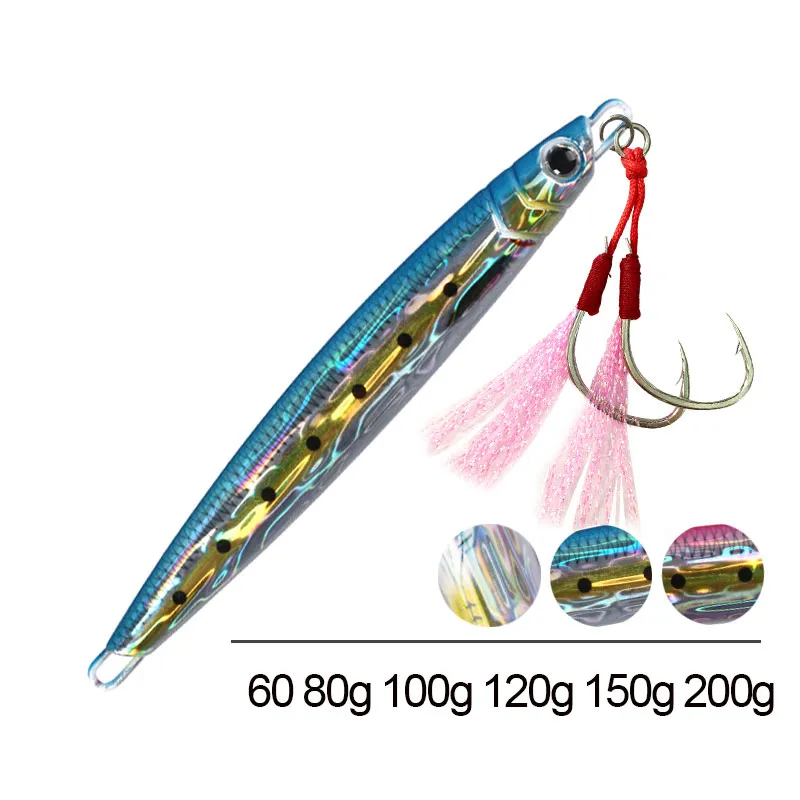 Fishing Lure Buzzbait - 60g-200g 3D drukuj Majorcraft sztuczne pionowe