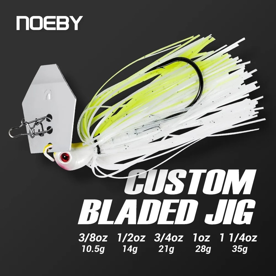 Fishing Lure Blade Bait - Przynęta Noeby Chatterbait Bladed Jig 10.5-35g,