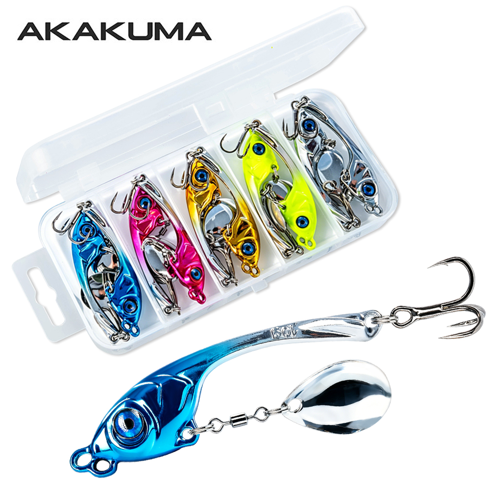 Fishing Lure Spinnerbait - 10 szt./pudełko Metalowa Przynęta VIB z