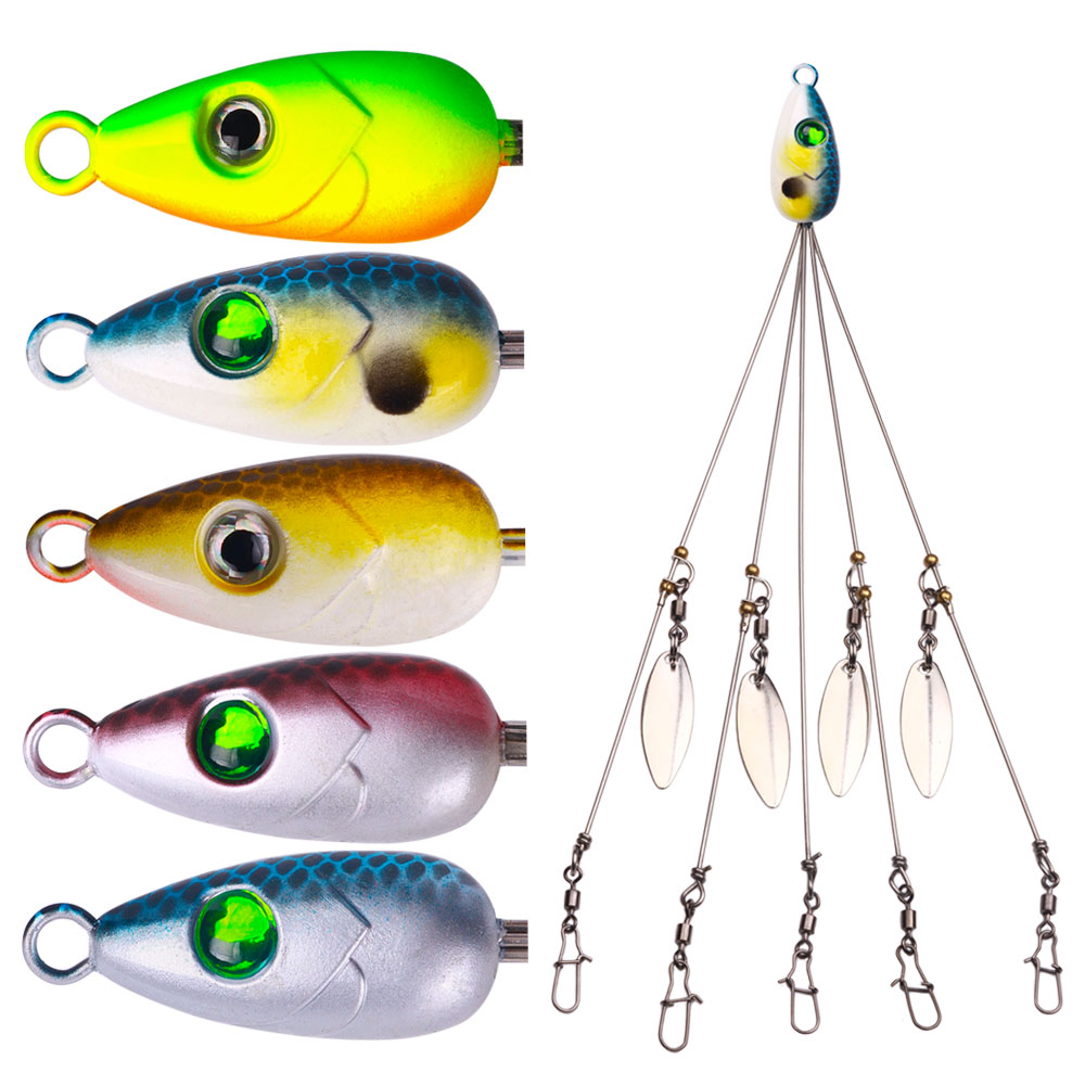 Fishing Lure Blade Bait - Zestaw przynęt Alabama Rig Spinner Bait