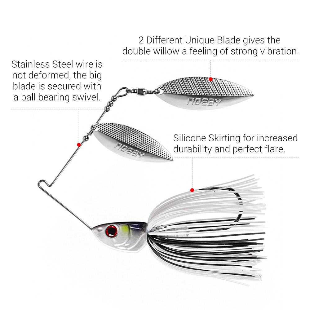 Noeby Spinnerbait 10.5g 14g 21 – Fishing Lure Spoon recenzja i cena