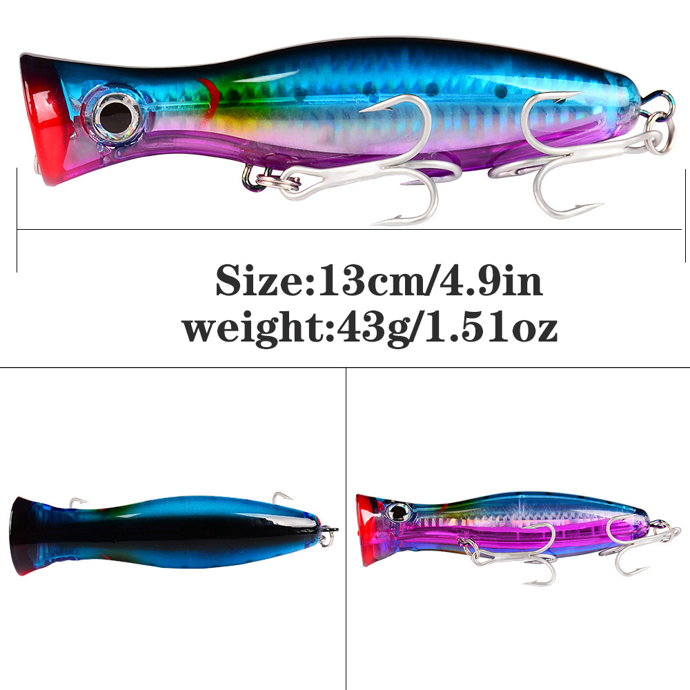 PROBEROS 1 szt. 13cm 43g Przyn – Fishing Lure Popper recenzja i cena